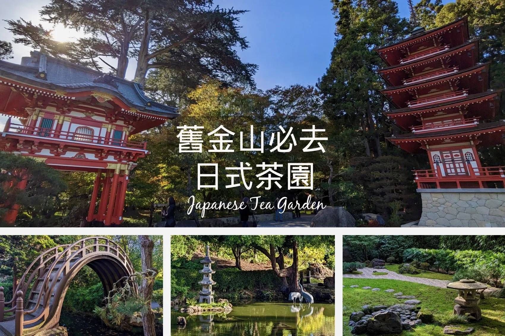 【舊金山秘境】走進百年日本茶園★彷彿穿越時空秒飛京都｜Japanese Tea Garden