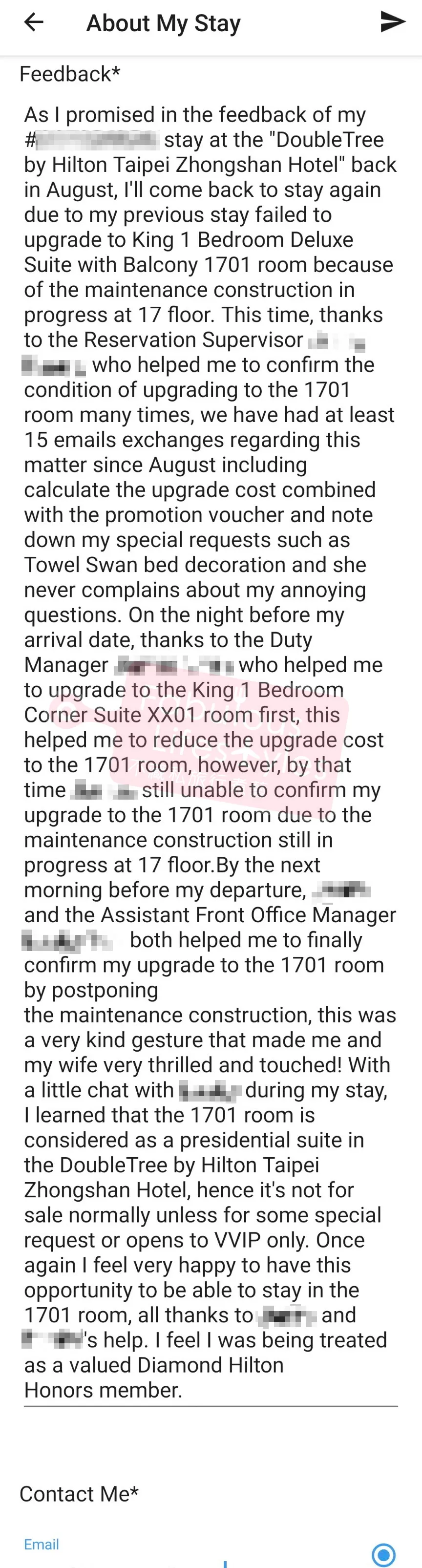 App English feedback