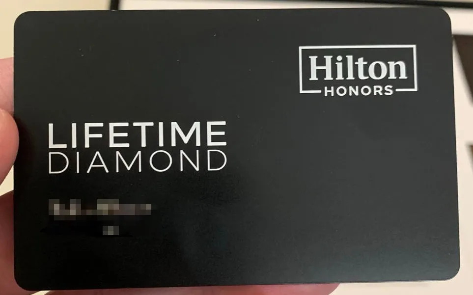 Lifetime Diamond Hilton Honors photo from internet
