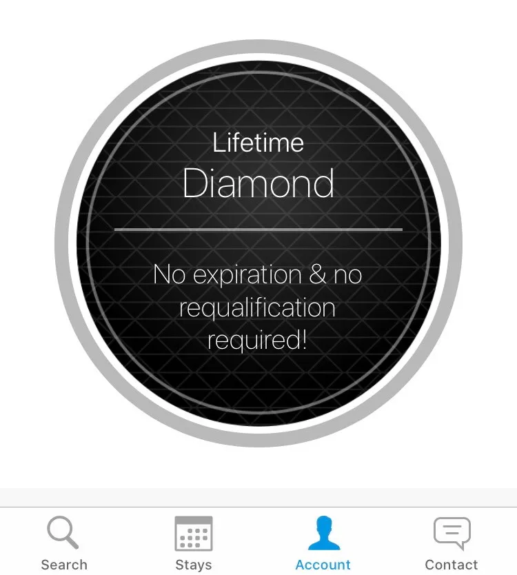 Lifetime Diamond Hilton Honors photo from internet