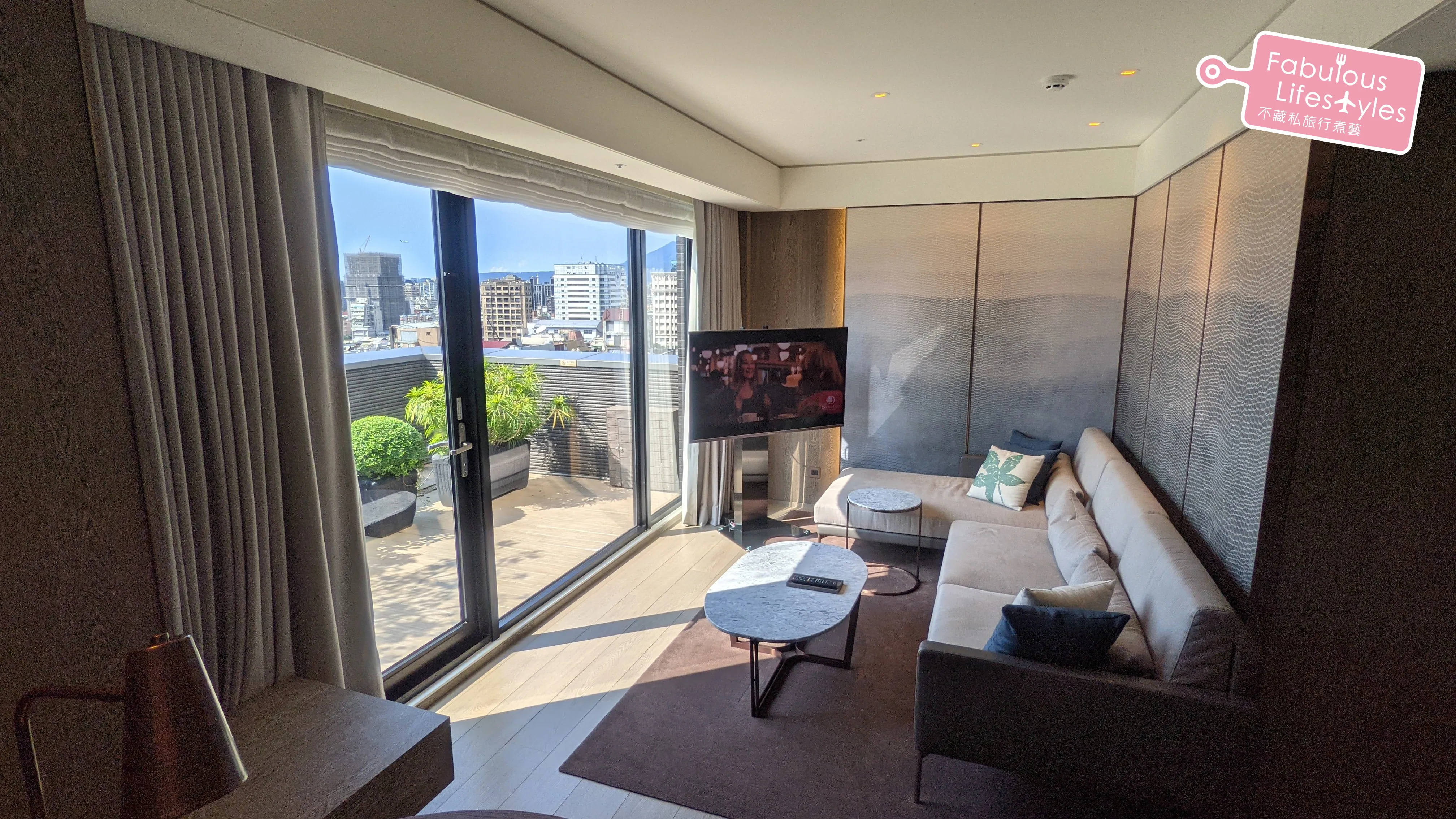 Afternoon sunlight in the living room