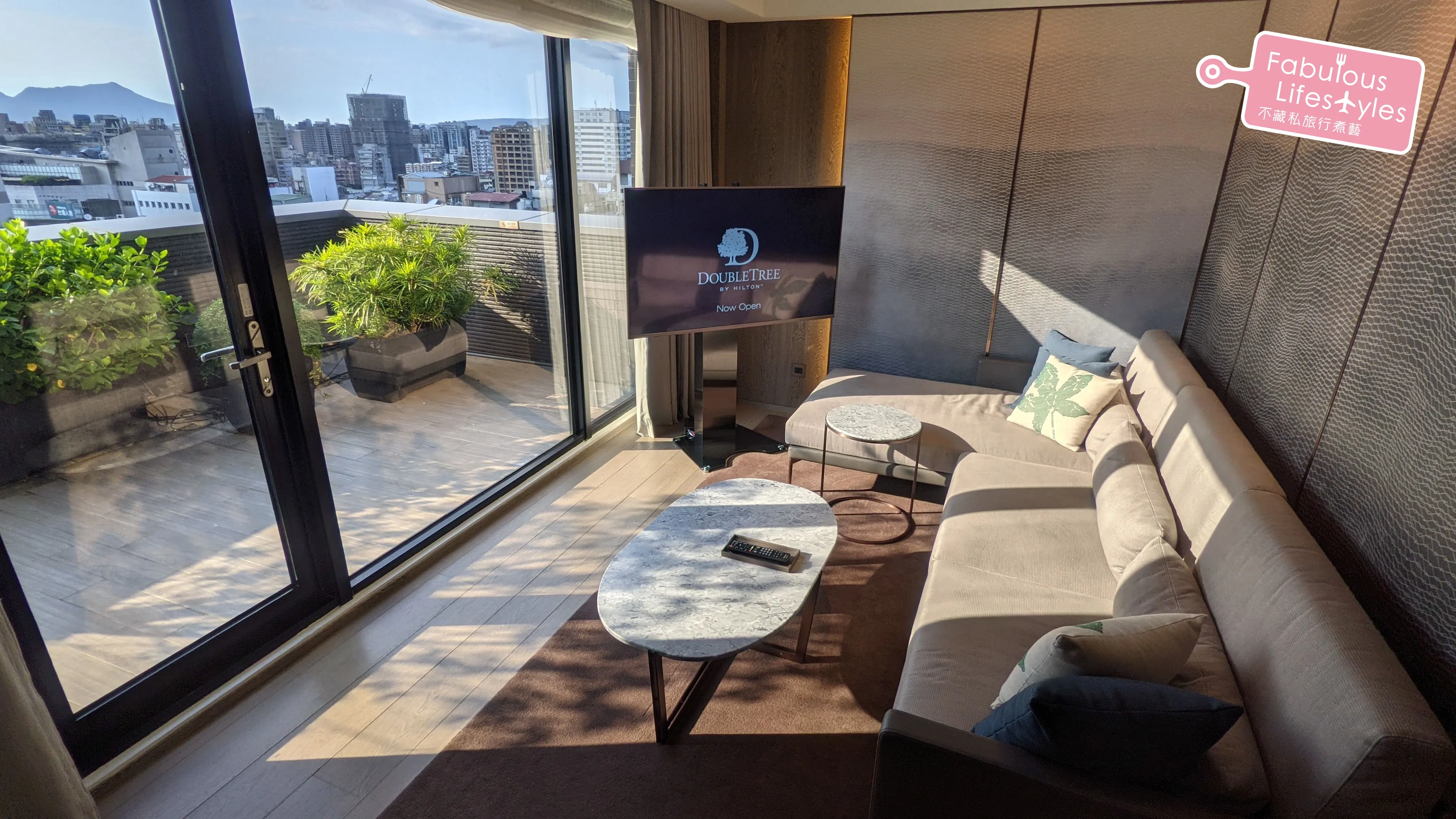 Afternoon sunlight in the living room