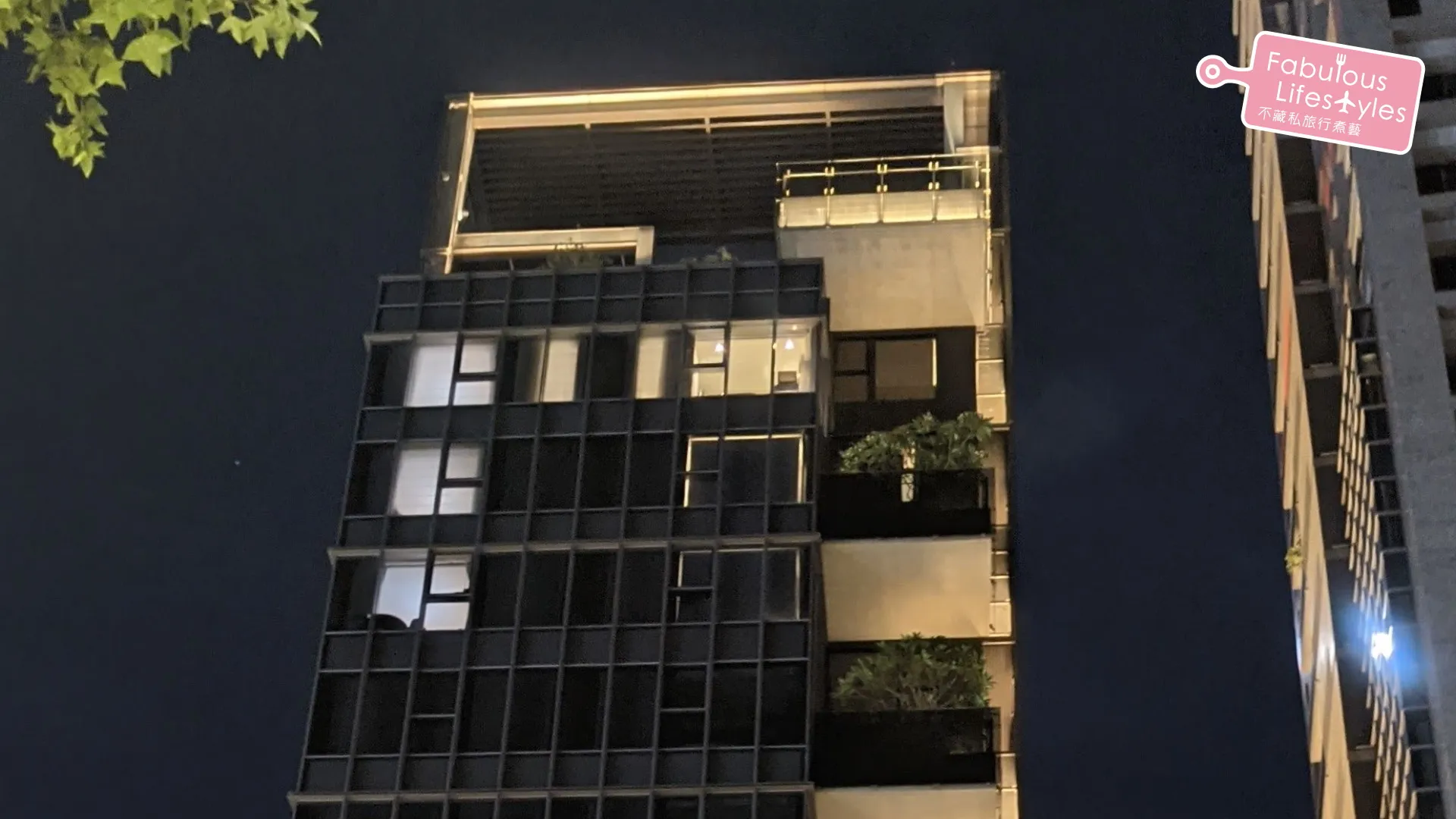 Blackout blinds fully lowered