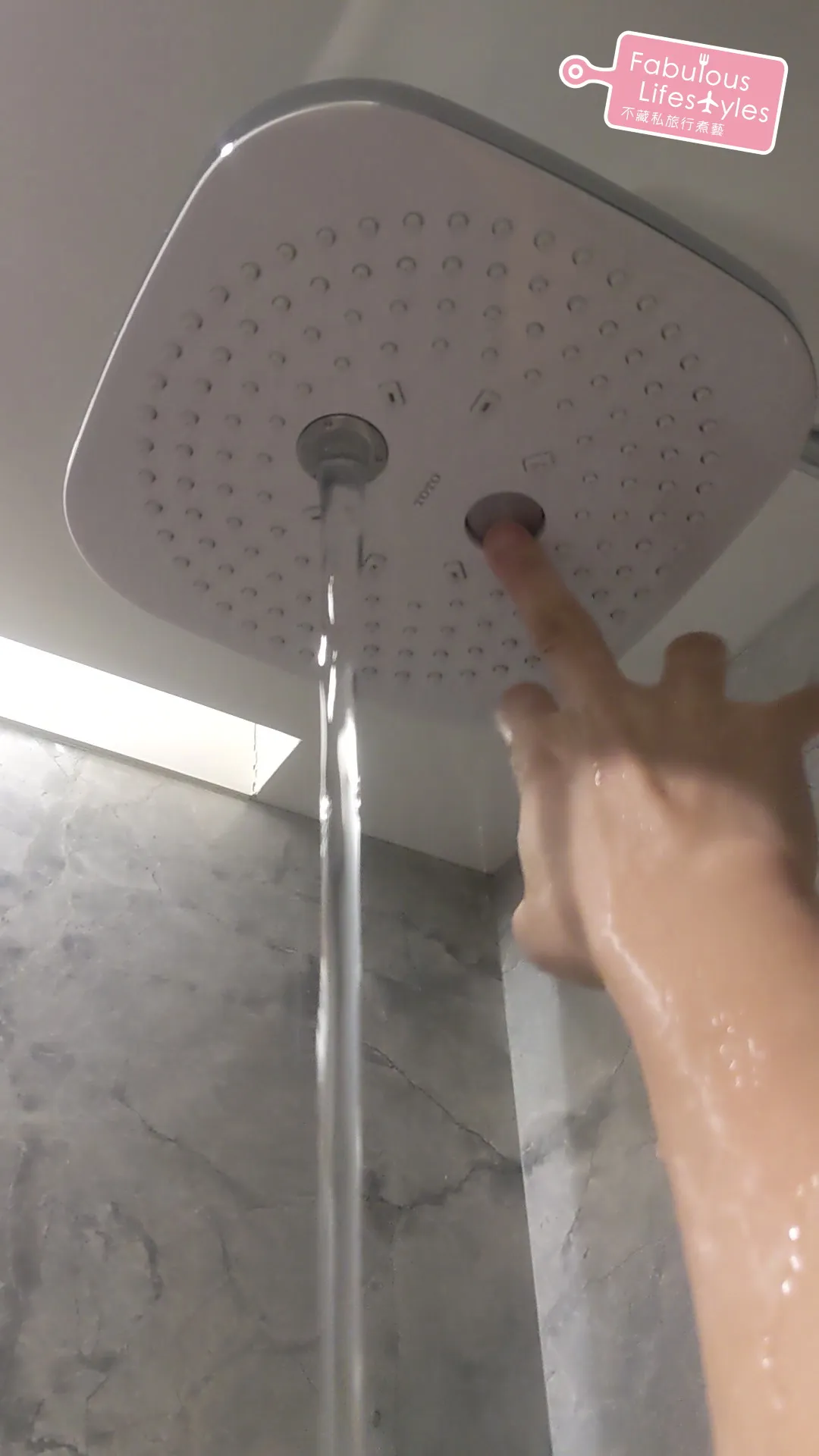 Massage jet shower mode