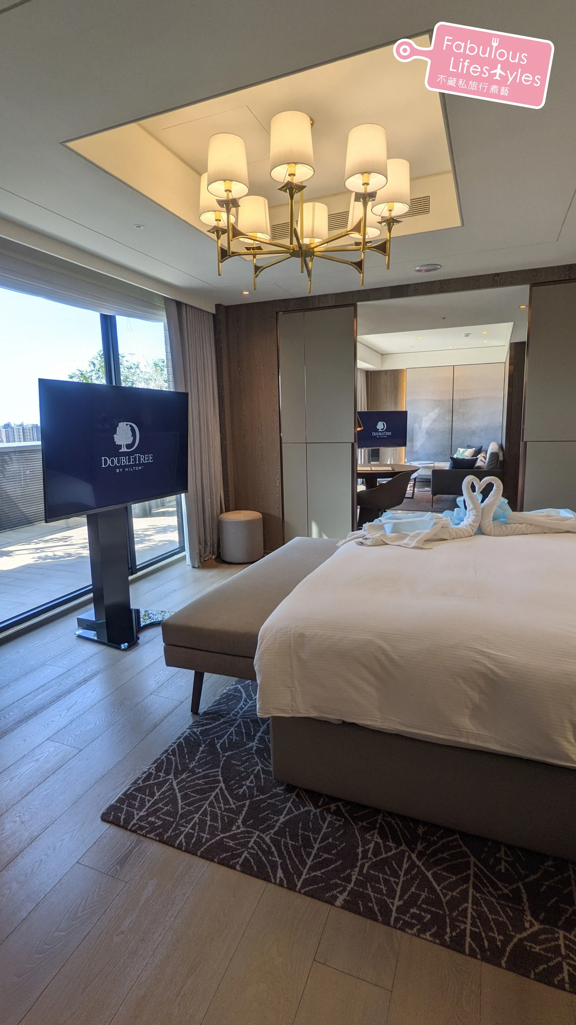 Looking out from the bathroom door B