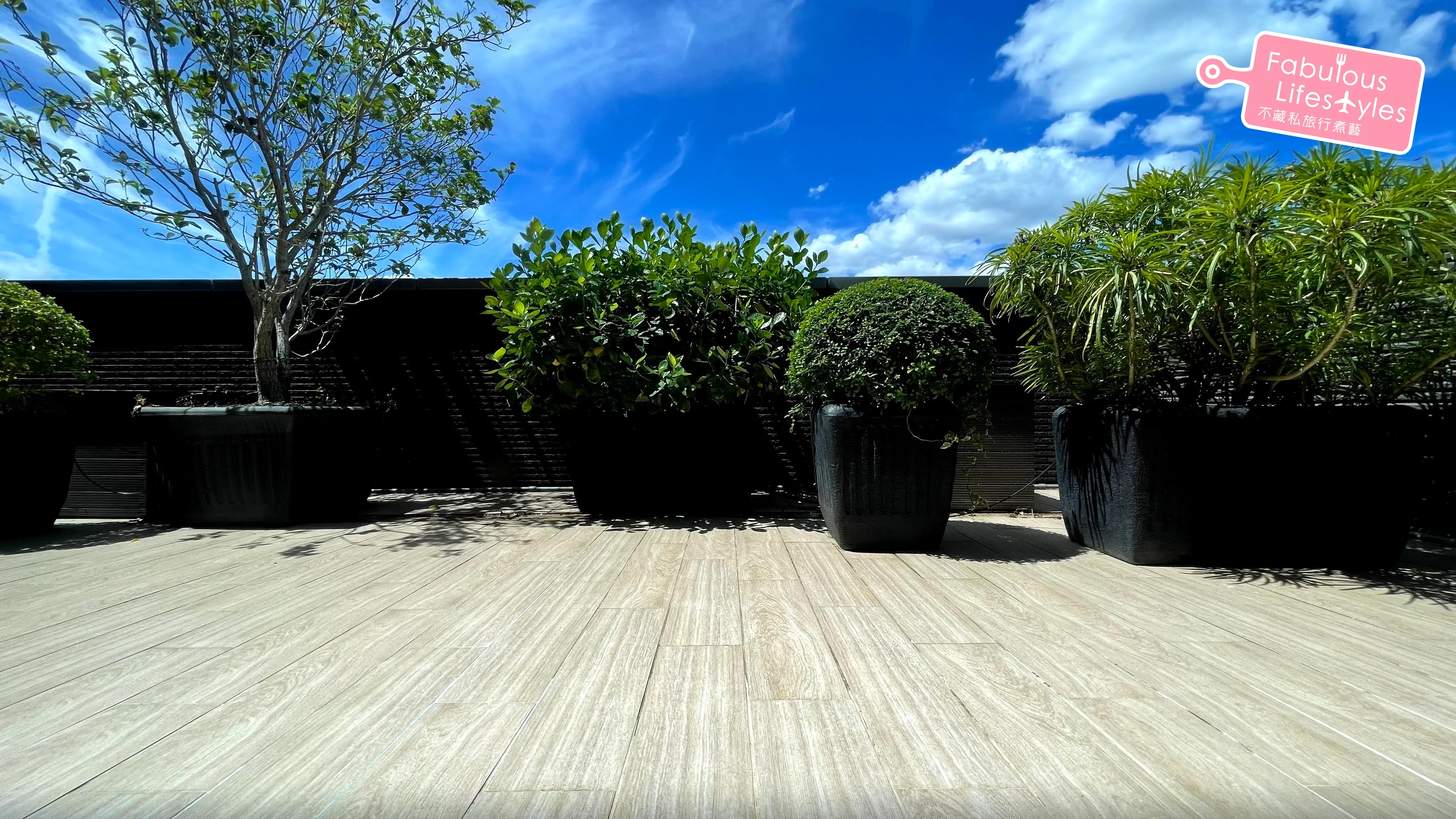 Incredibly clean terrace