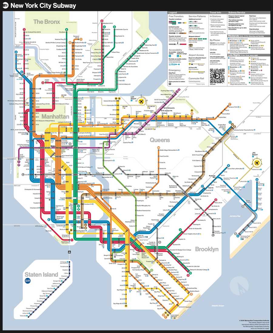 紐約地鐵圖