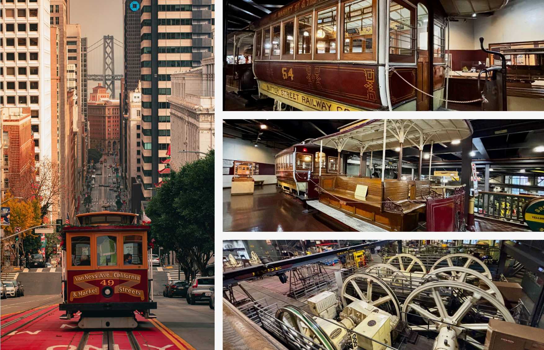 【舊金山免費景點】穿越歷史的軌道★探索舊金山纜車博物館｜Cable Car Museum